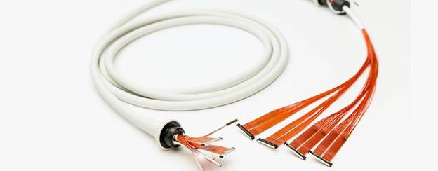 Precision connectors in medical cable assembly