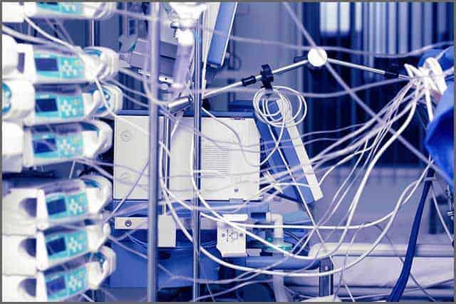 Internal wiring harness in advanced medical equipment