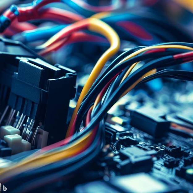 High-quality wires and connectors used in wiring harness