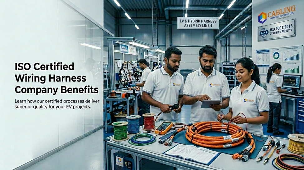 ISO-certified wiring harness manufacturing facility with quality inspection    
